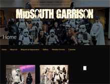 Tablet Screenshot of midsouthgarrison.com